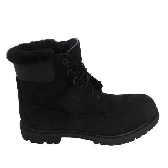 AUTHENTIC Timberland 6 in Premium Shearling Nubuck Women's Ankle Winter Boots - Picture 2 of 10